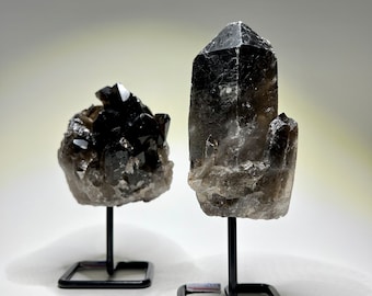 Smoky Quartz Point on Stand 500-750 Grams