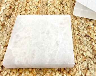 Selenite Charging Station, Selenite Crystal Charging Plate