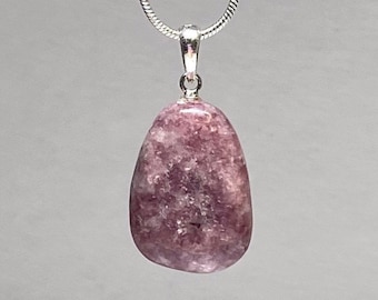 Lepidolite Crystal Necklace