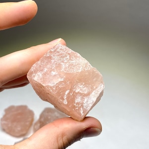 Rose Quartz Rough Crystal from India