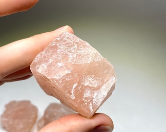 Rose Quartz Rough Crystal from India