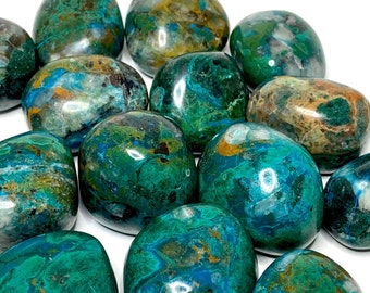 Chrysocolla Malachite Tumbled Stones