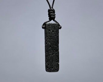 Lava Rock Stone Pendant Necklace