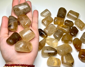 Natural Citrine Tumbled Stones