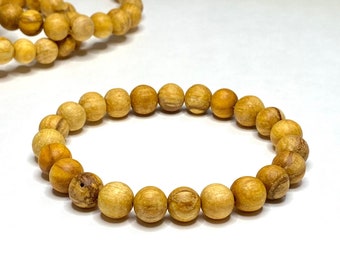 Palo Santo Beaded Bracelet