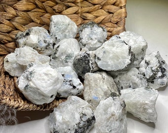 Raw Rainbow Moonstone Chunks
