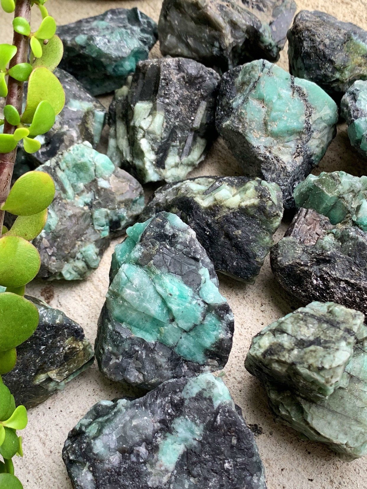 Raw Emerald Stone | Etsy