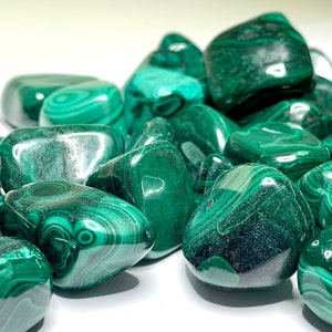 Malachite Tumbled Stones