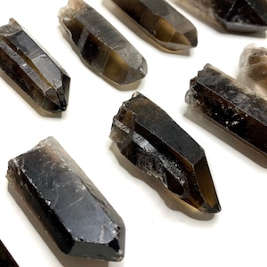 Dark Smoky Quartz Crystal Point