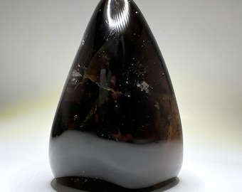 Smoky Quartz Crystal Free Form with Cut Base