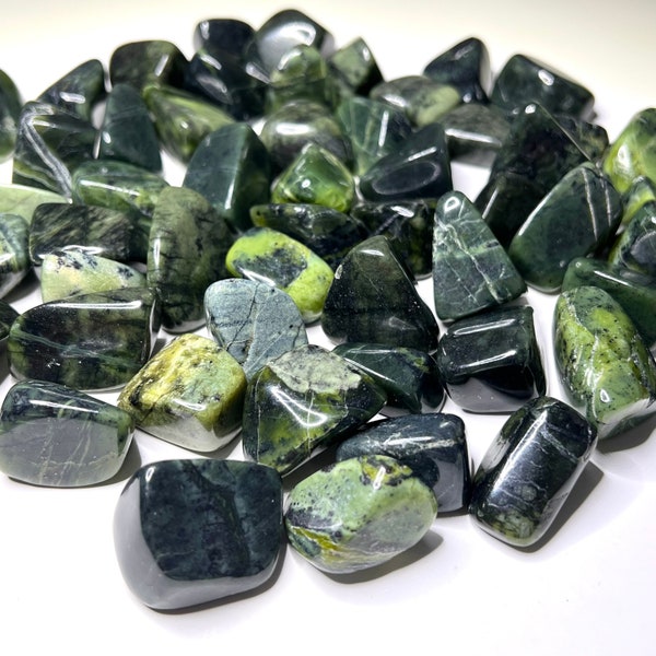 Nephrite Jade Tumbled Stones