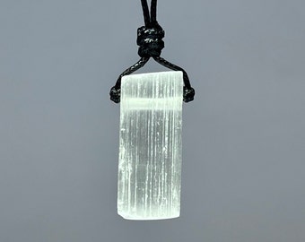 Selenite Crystal Necklace - Personalized