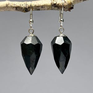 Shungite Stone Dangle Earrings