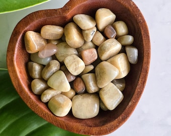 Peach Moonstone Tumble Stones