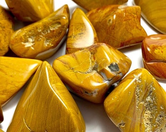 Yellow Jasper Tumbled Stones