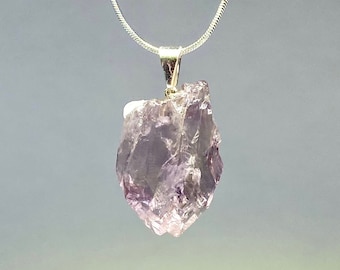 Amethyst Necklace, Uruguayan Amethyst Point Necklace