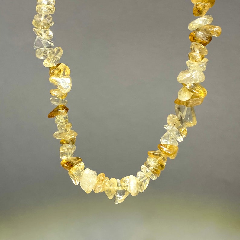 Citrine Chips Necklace