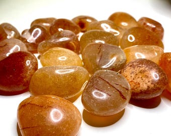 Carnelian Tumbled Stones from Brazil