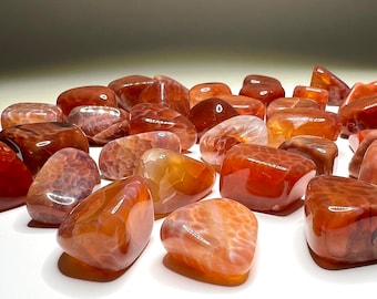 Fire Agate Tumbled Stones