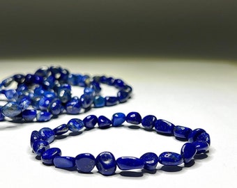 Lapis Lazuli Crystal Bracelet, Lapis Lazuli Gemstone Bracelet