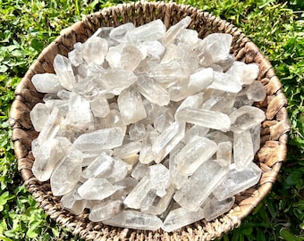 Raw Clear Quartz Crystal Points