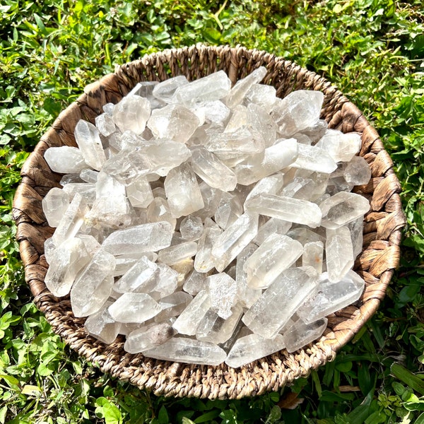 Raw Clear Quartz Crystal Points