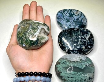 Moss Agate Mighty Stone