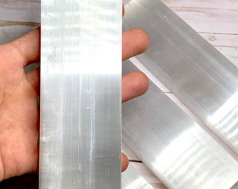 8" Polished Selenite Charging Station