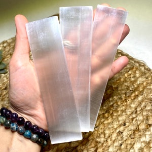 Selenite Bar polierte 6 ”Ladestation