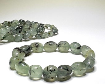 Prehnite Crystal Bracelet, Prehnite Gemstone Beaded Bracelet
