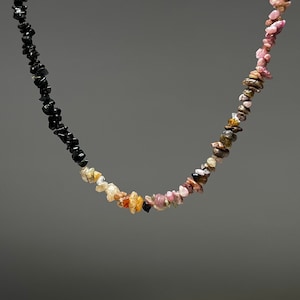 Tourmaline Crystal Chips Necklace