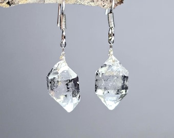 Herkimer Diamond Dangle Earrings