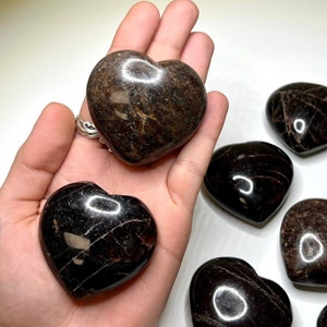 Garnet Crystal Heart