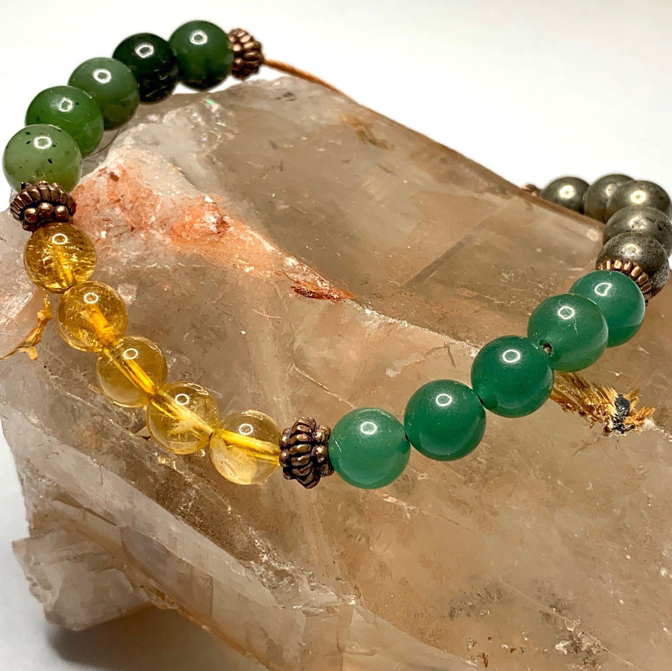 Green citrine deals stone