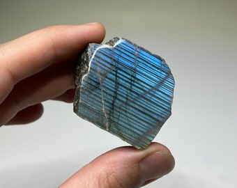 Labradorite Polished Stones with Cut Base