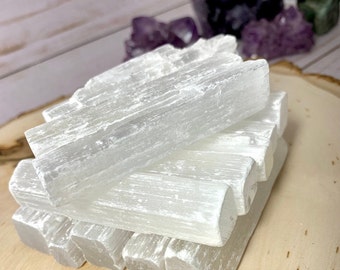 3" Selenite Crystal Wand, Selenite Sticks