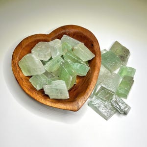 Green Calcite Crystal from Mexico