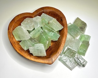 Green Calcite Crystal from Mexico