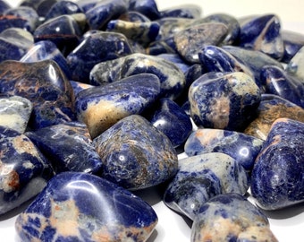 Orange Sodalite Tumbled Stones