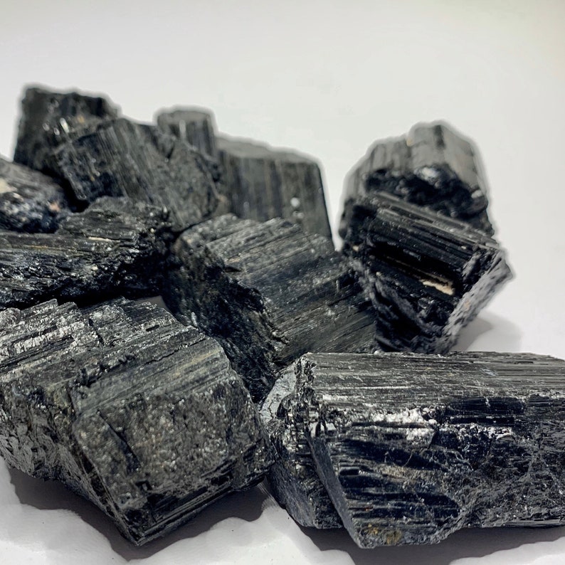 Raw Black Tourmaline Stone image 3