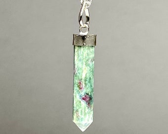 Fuchsite Pendant - Etsy