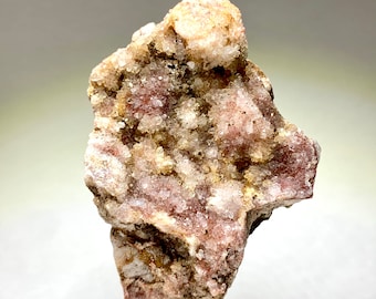 Pink Amethyst Cluster on Stand