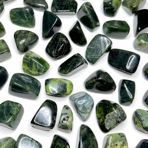 Nephrite Jade Tumbled Stones