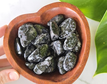 Indigo Gabbro Tumble Stones (Mystic Merlinite)