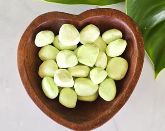 Lemon Chrysoprase Tumble Stones