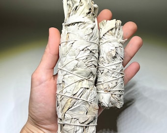 White Sage Smudge Stick, Palo Santo Bundle Options