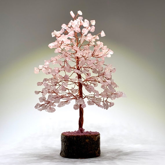 Rose Quartz Gemstone Tree - Etsy