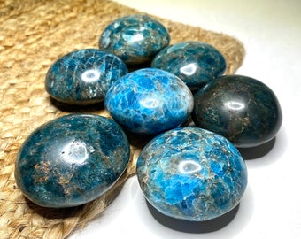 Blue Apatite Palm Stone