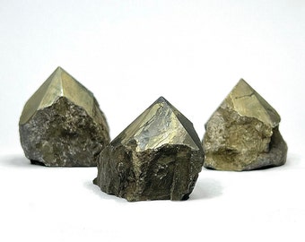Pyrite Crystal Points - Mini