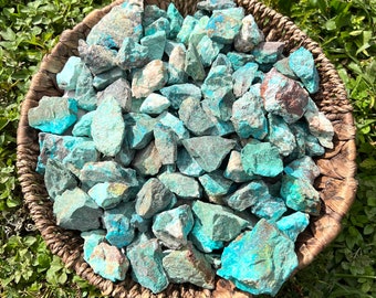 Raw Chrysocolla Stone